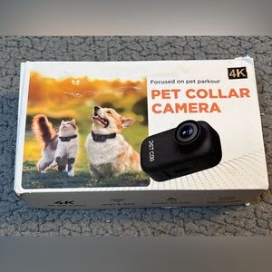 Pet Collar Small Pet Camera 4K HD Mini Action Camera